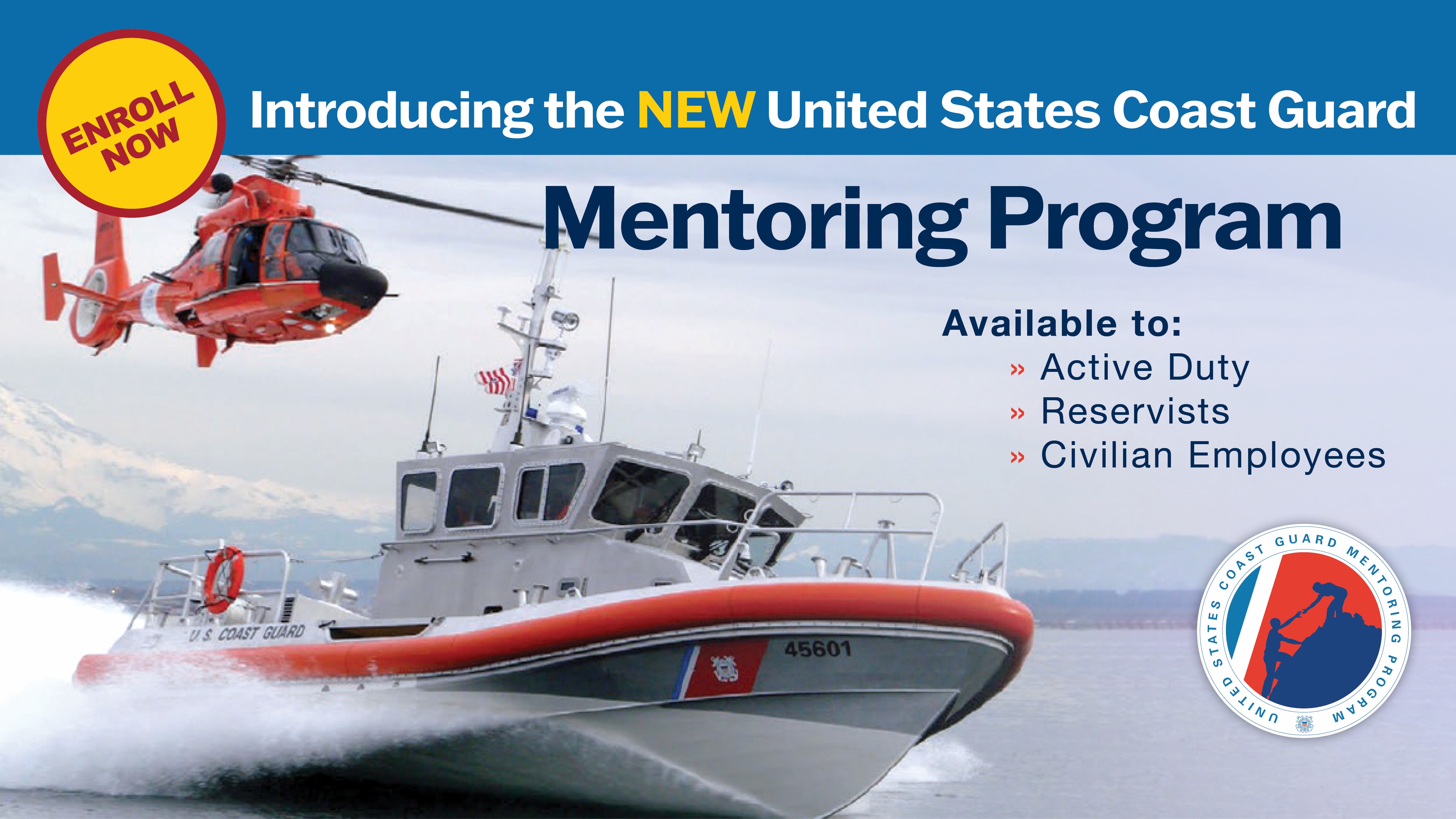 Enroll in the Coast Guard Mentoring Program